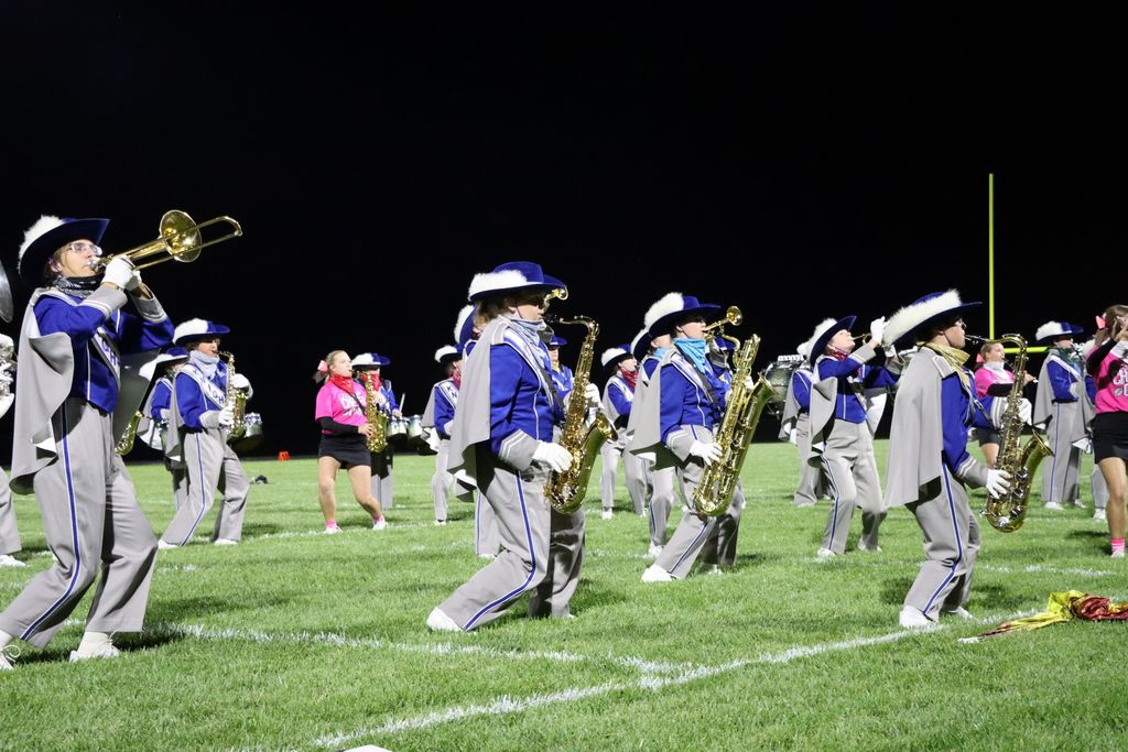 BRHS Marching Band on 10/10