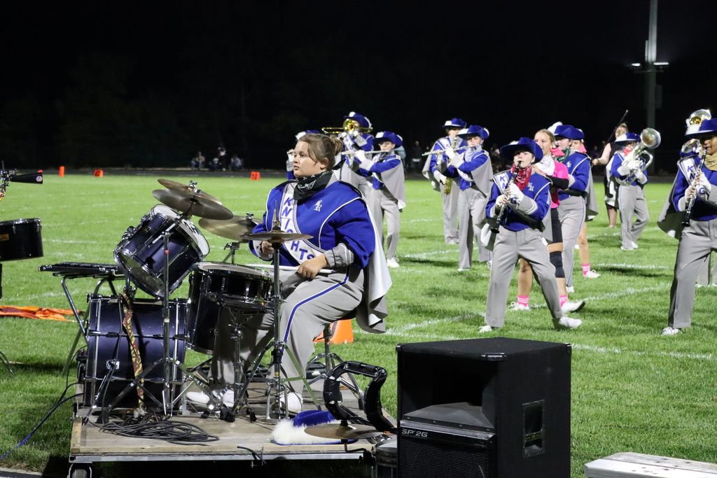 BRHS Marching Band Drummer on 10/10