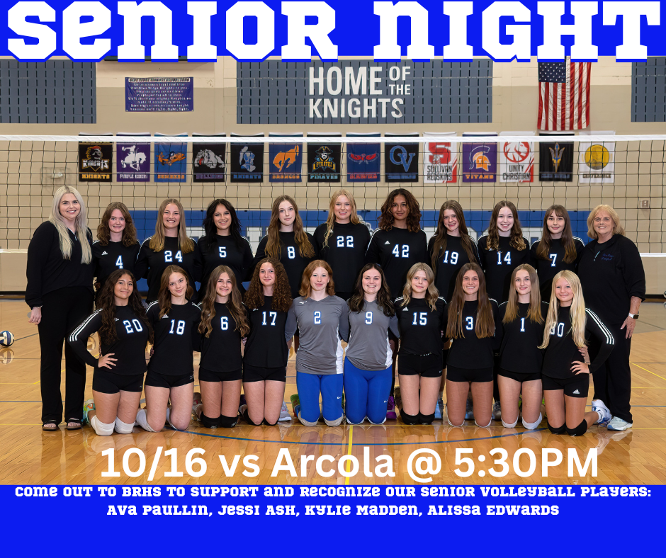 10/16 VB Senior Night @ 5:30 PM