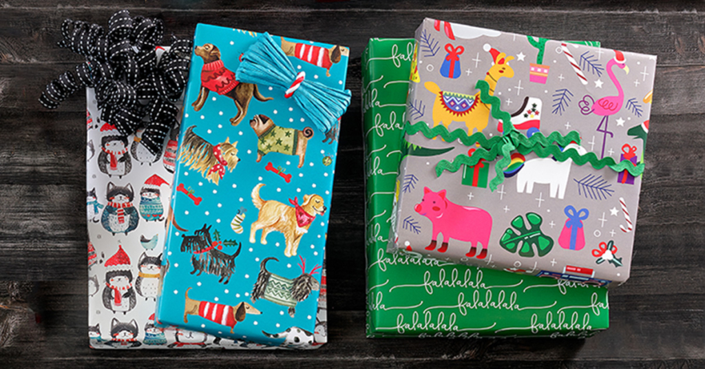 Charleston Wrap paper examples