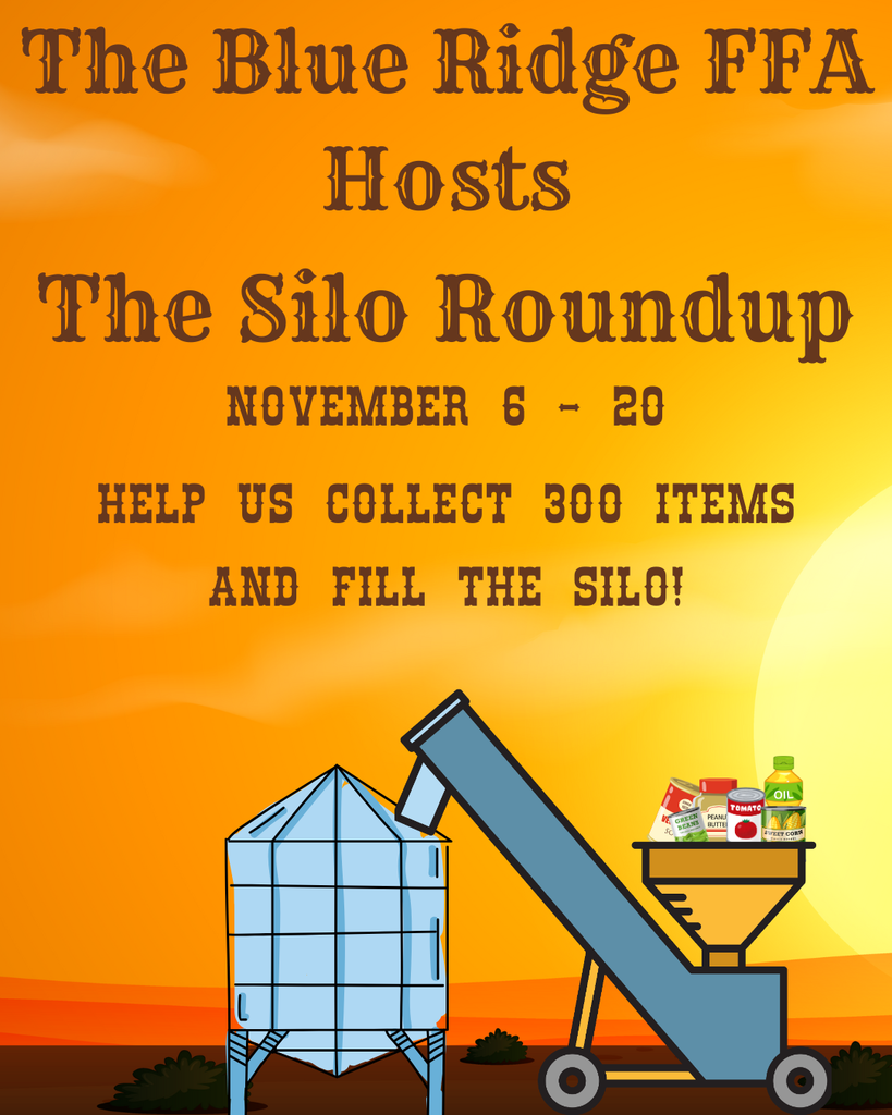 FFA Silo Roundup Food Drive (11/10 through 11/20)