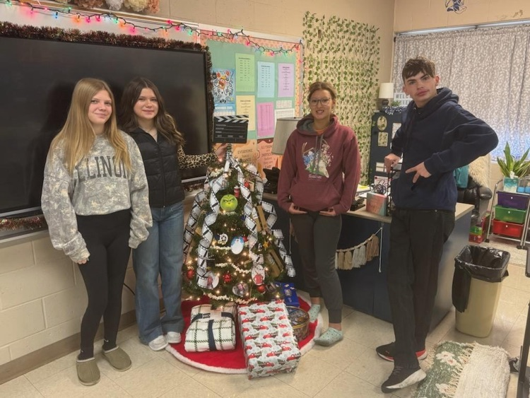 movie themed Christmas tree