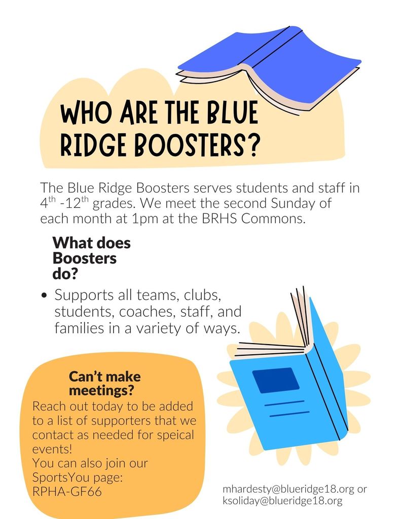 Boosters Flyer