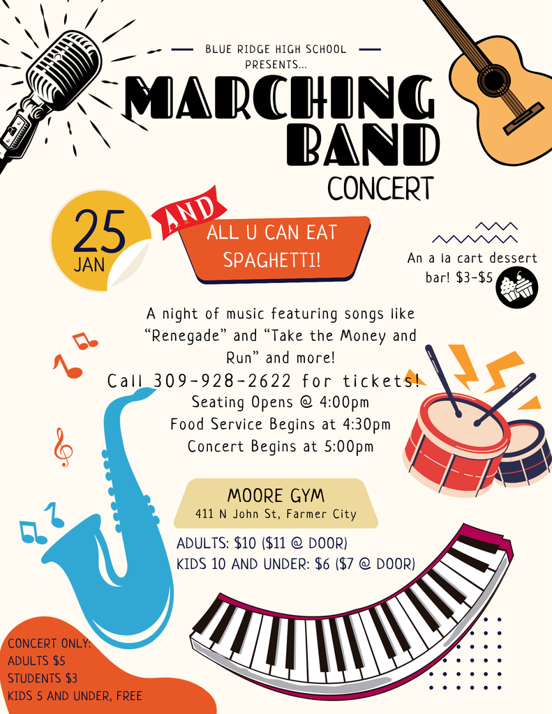 Marching Band Concert Flyer