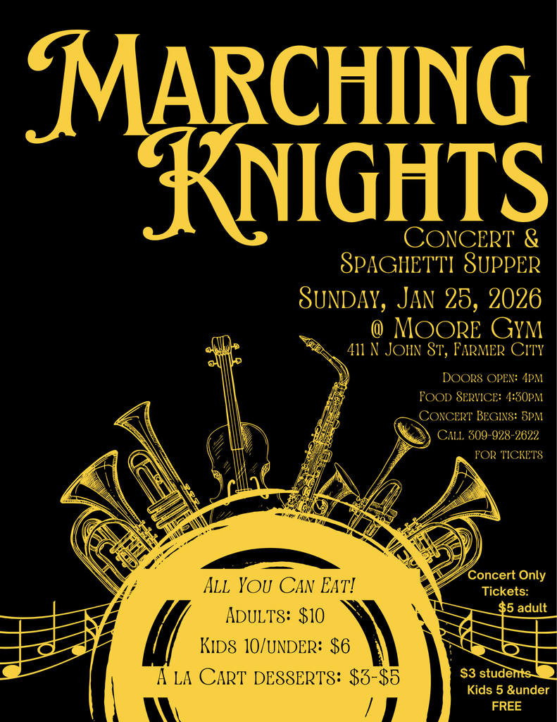Marching Knights Band Flyer