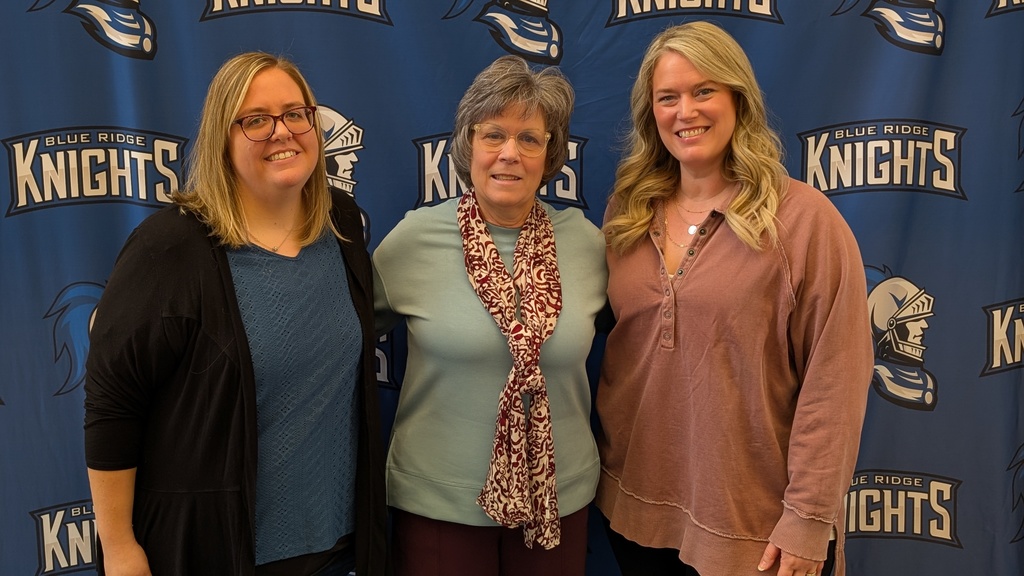 Staff of the Year Winners: Mrs. Schwarzlose, Mrs. Diener, and Mrs. Schriefer