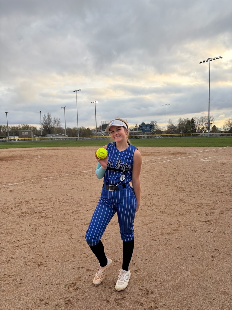 Olivia Jones with her grand slam ball 4/10/2026