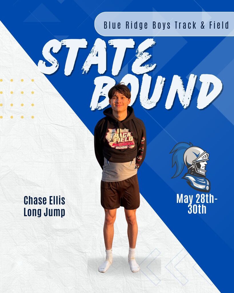Chase Ellis advances to the 2026 IHSA State Track & Field Meet in the Long Jump