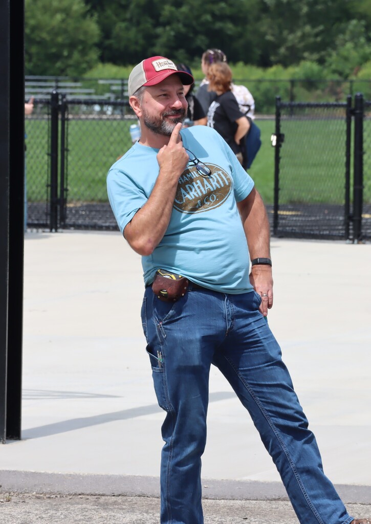 Mr. Tongate striking a pose