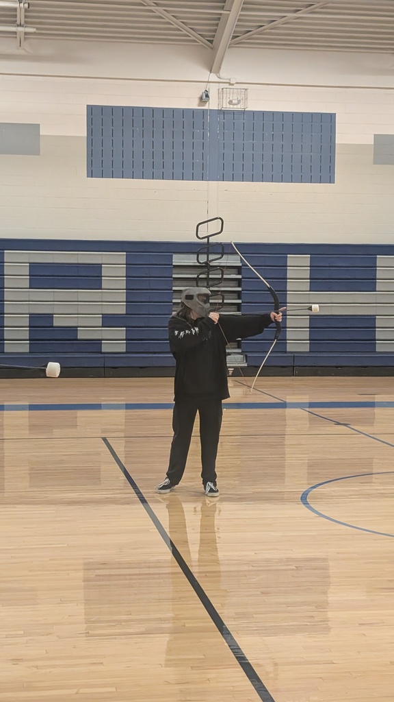 Jacob Johnson aiming. 
