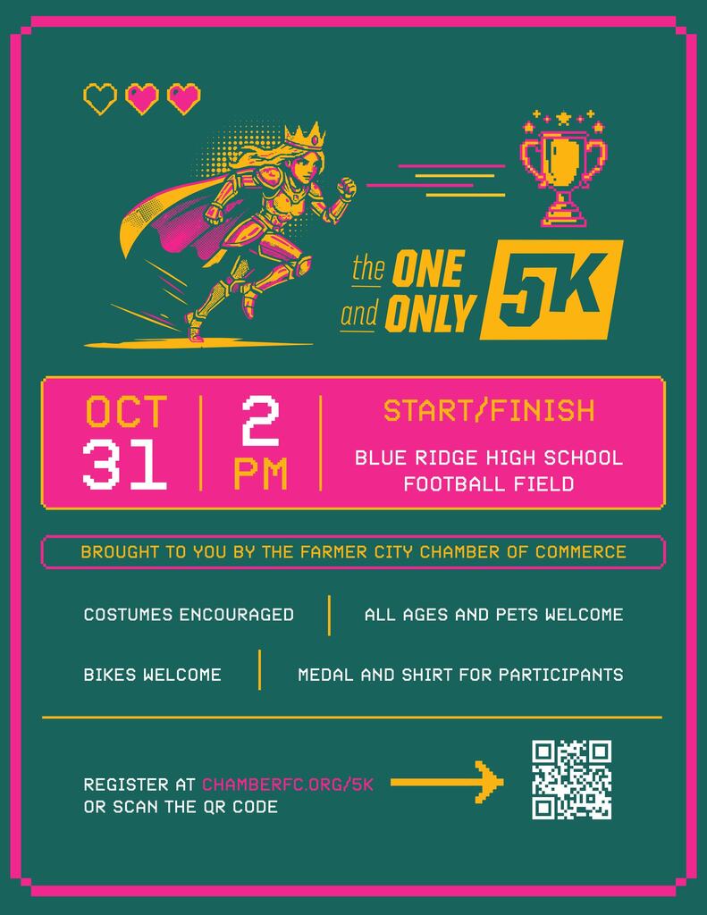 The One and Only 5k - October 31st at 2:00 PM