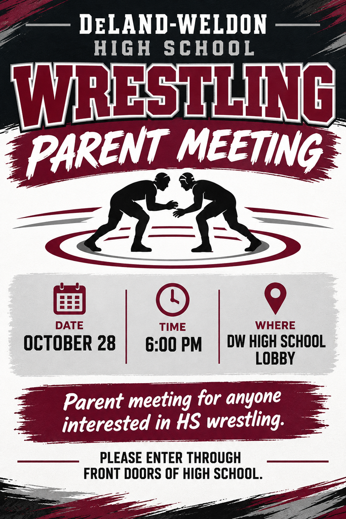 Wrestling parent meeting 10/28 at DWHS @ 6:00 PM