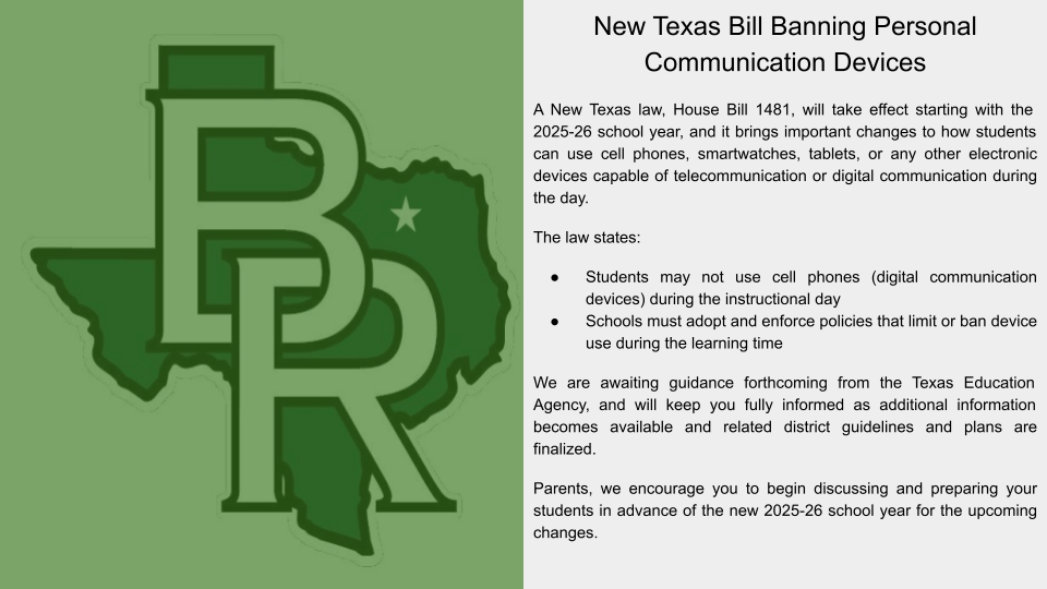 Texas House Bill 1481