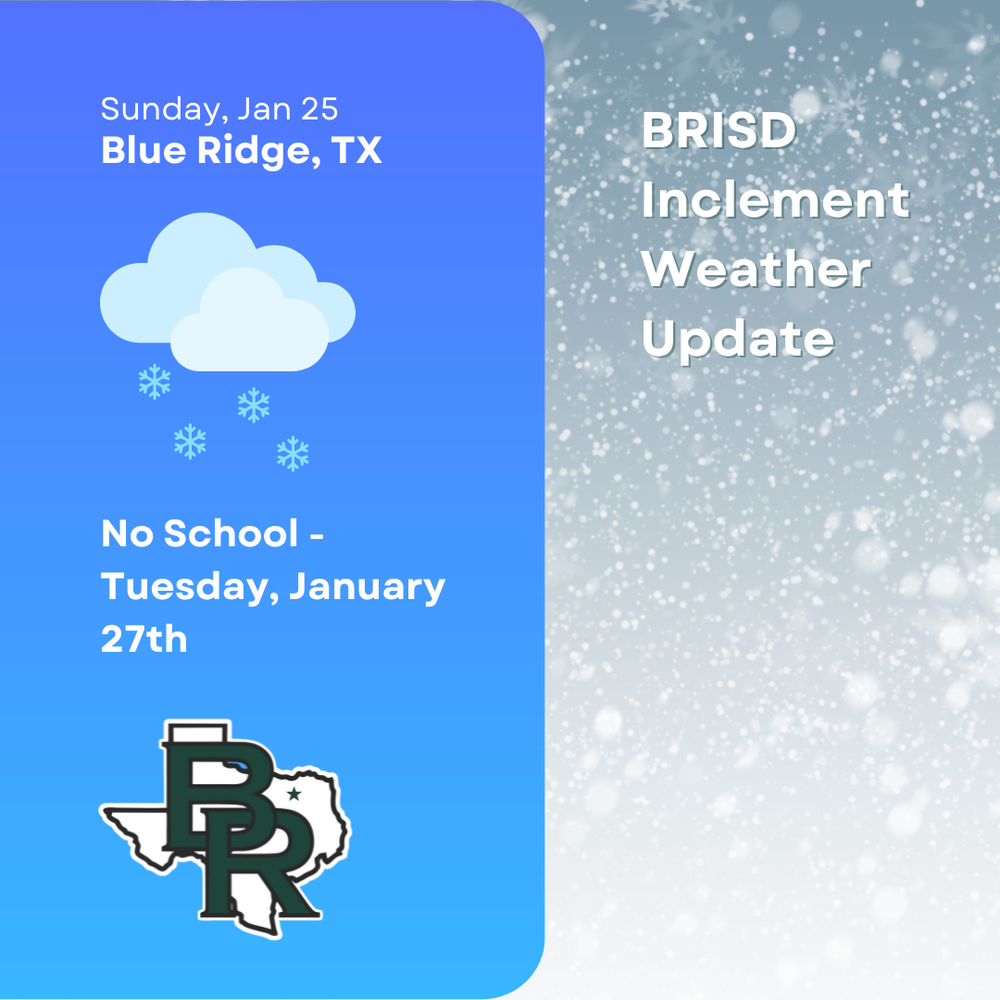 Weather Update January 27th