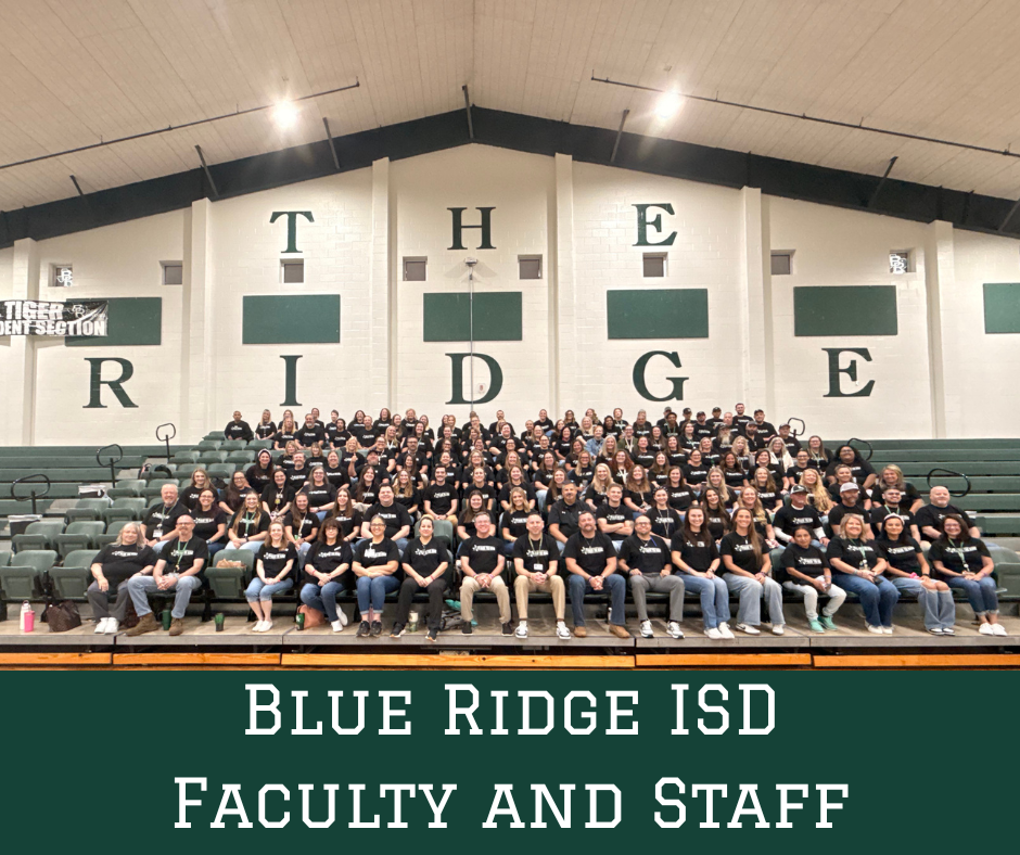 Blue Ridge ISD Faculty and Staff