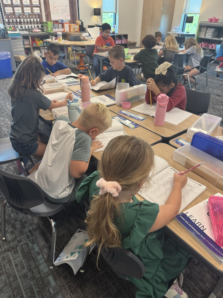 kids working