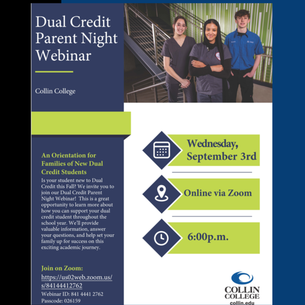 Dual Credit Parent Orientation 2025