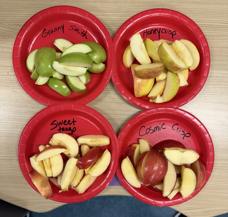 Prek learning about apples
