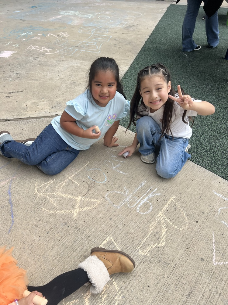 Pre-k chalk fun!