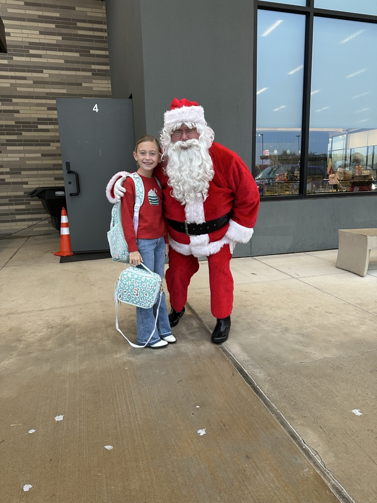 Santa & student