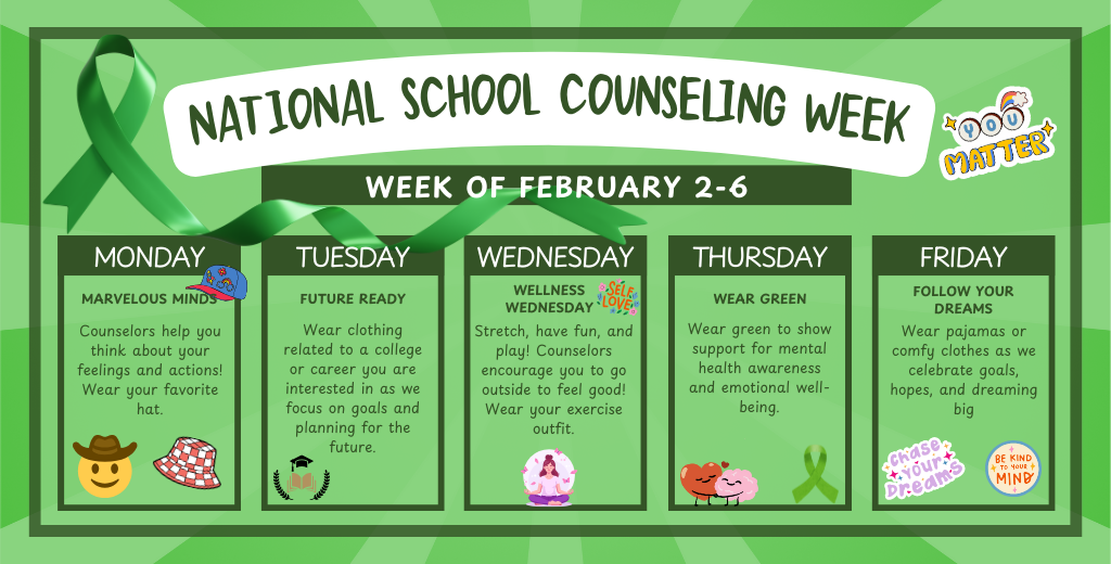 Counseling Week Dress Up Days