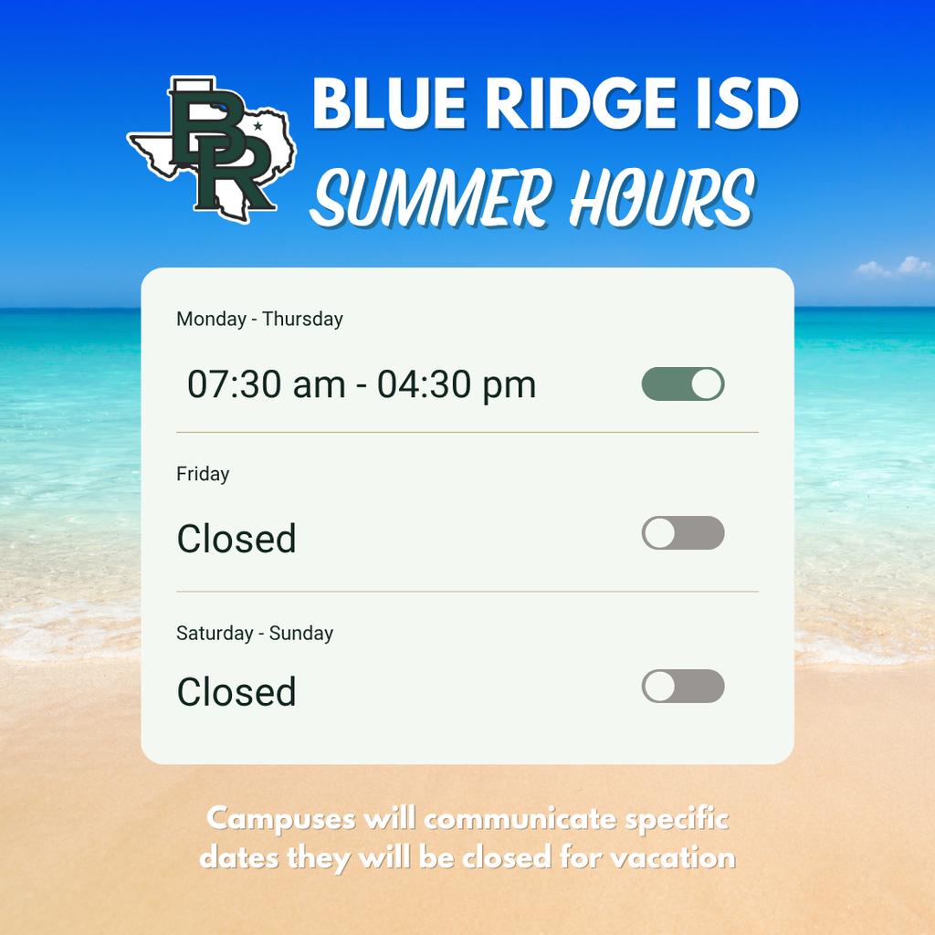 summer hours