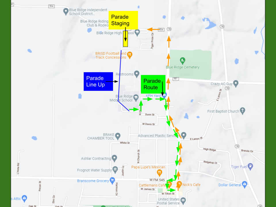 Parade Map