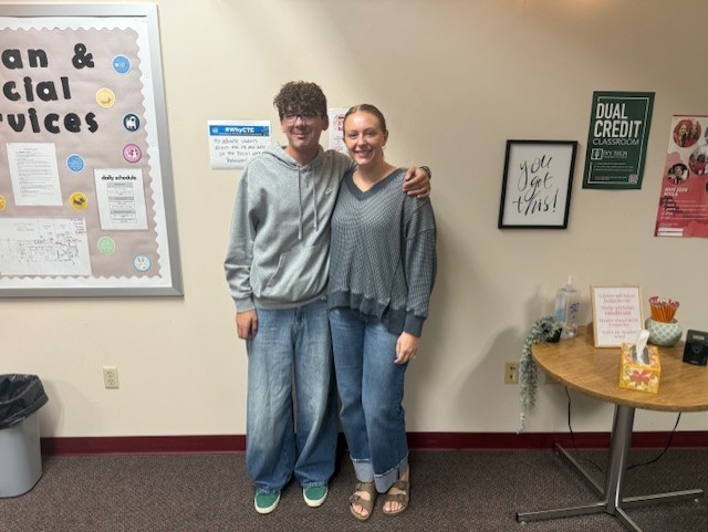 Alex Fulkerson with Ms. Edwards
