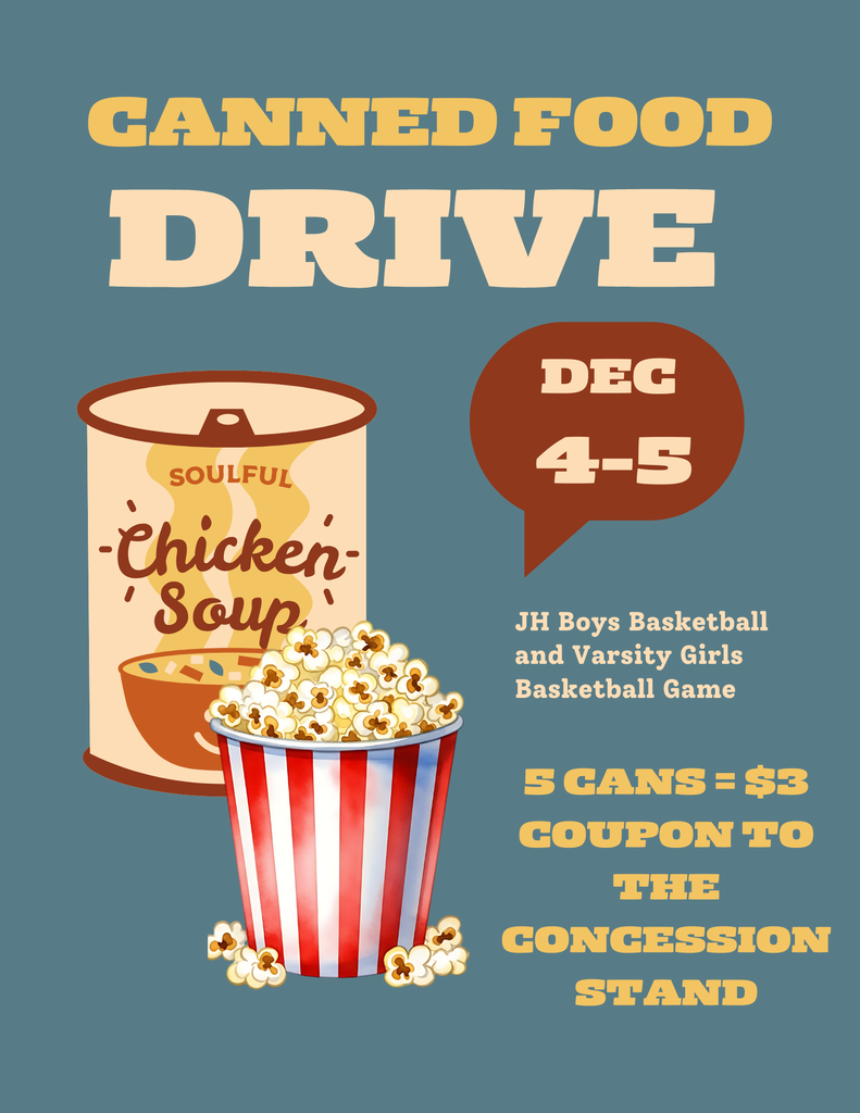 Canned Food Drive Flyer