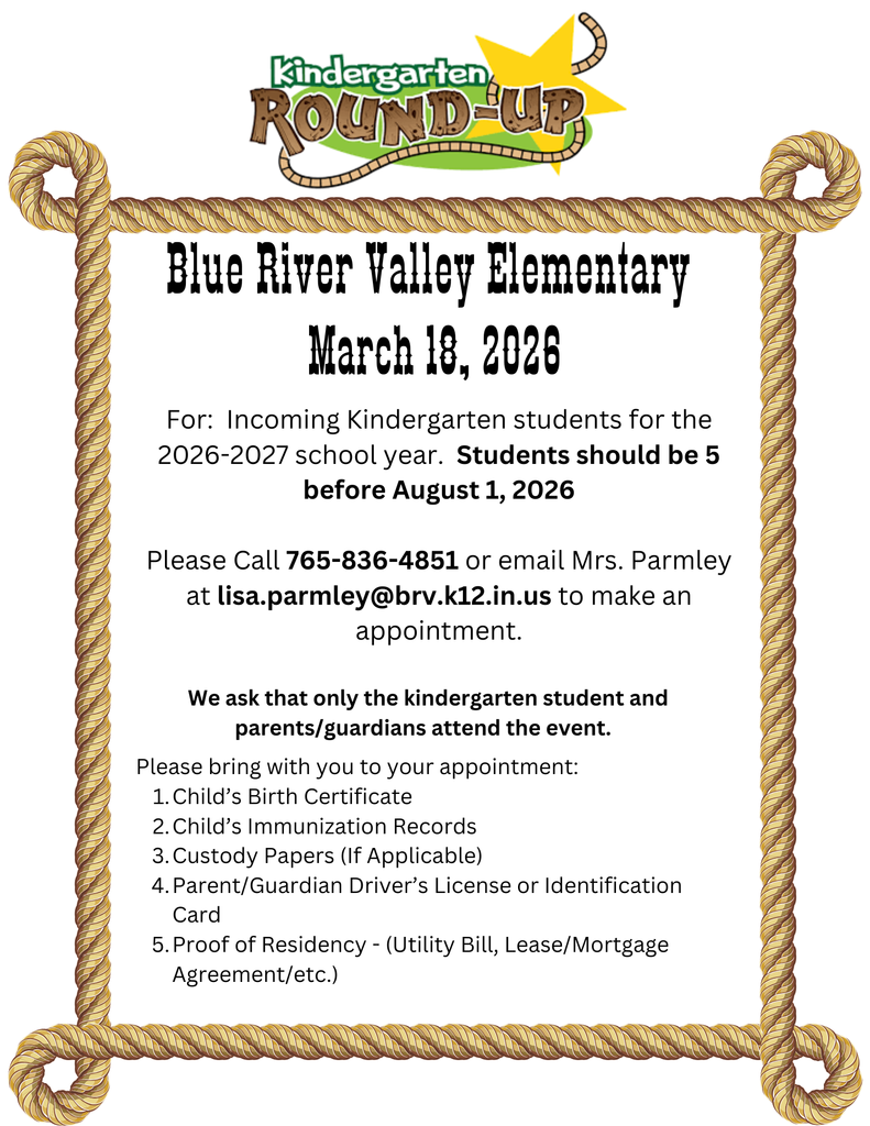 Kindergarten Round up