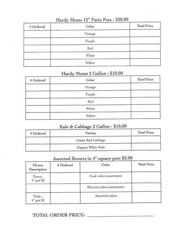Plant Sale