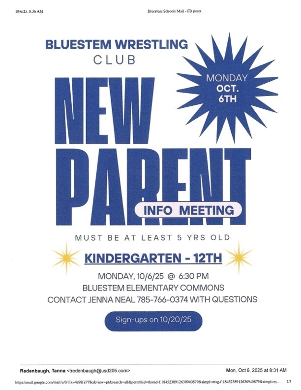 Bluestem Wrestling