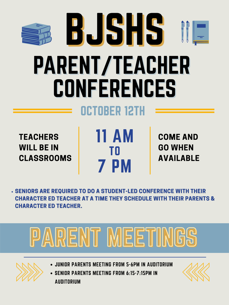 Parent/Teacher Conferences from 11-7