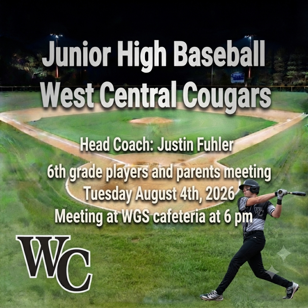6th Grade JH baseball meeting information