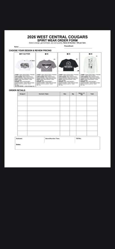 VB spirit wear
