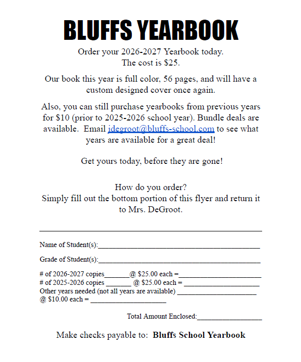 Yearbook Order