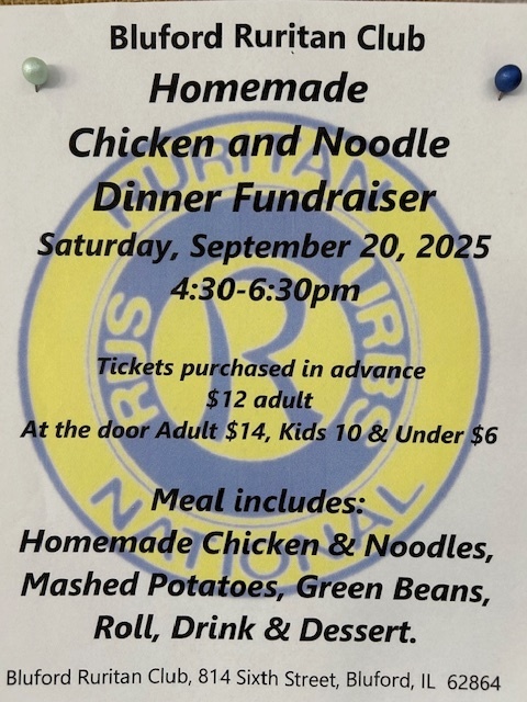 Bluford Ruritan Club Dinner