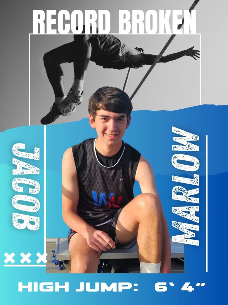 _High Jump Athlete Poster