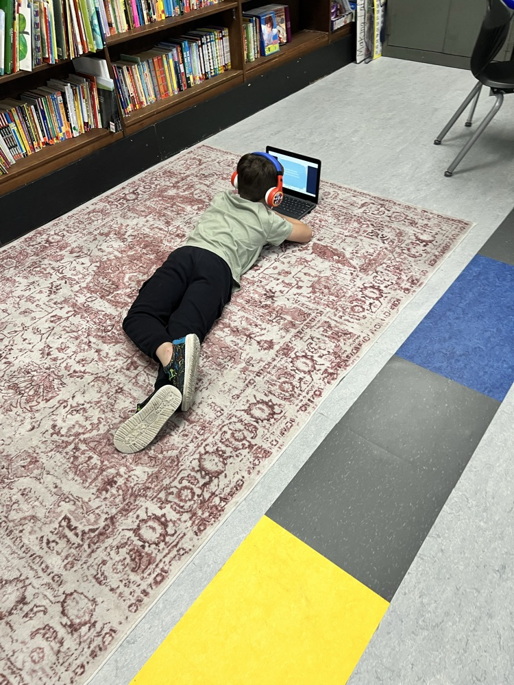 Working on iReady lessons
