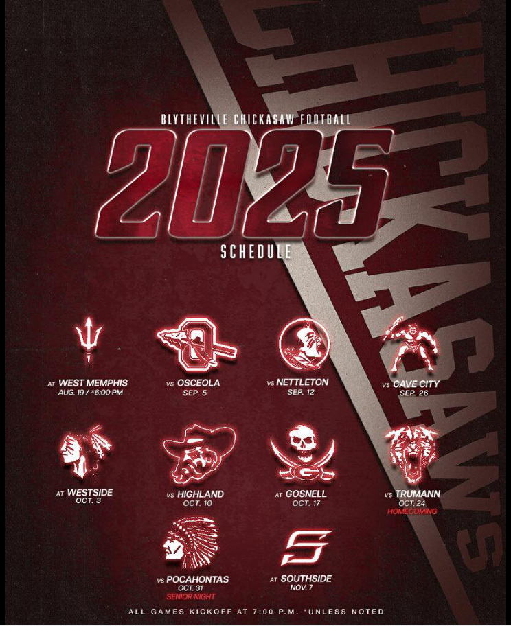 Blytheville Chickasaw Football 2025