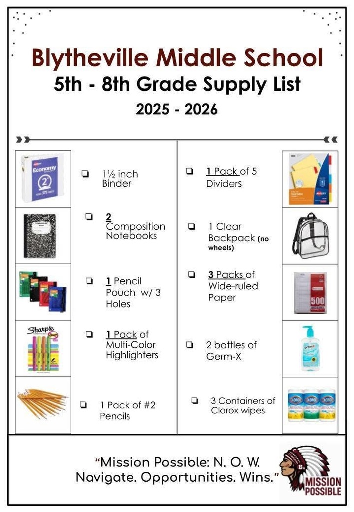 supply list