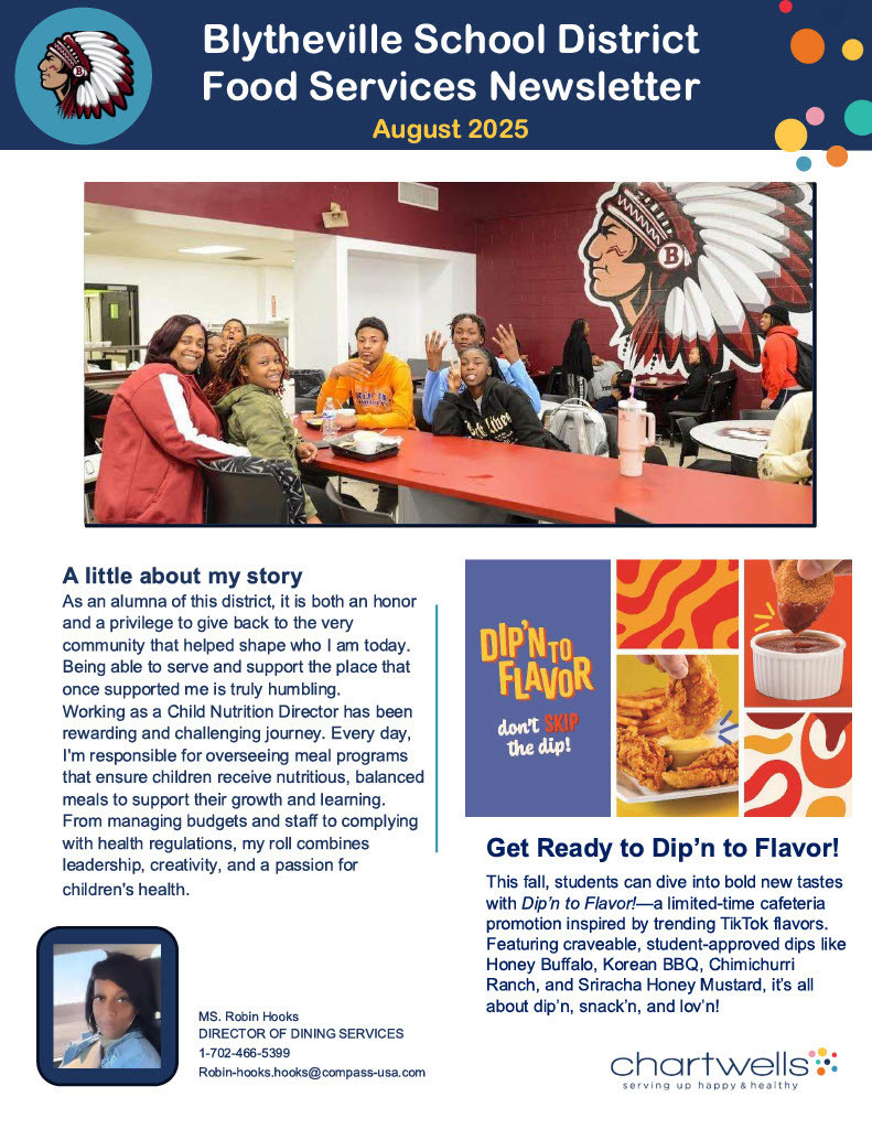 August Food Service Newsletter