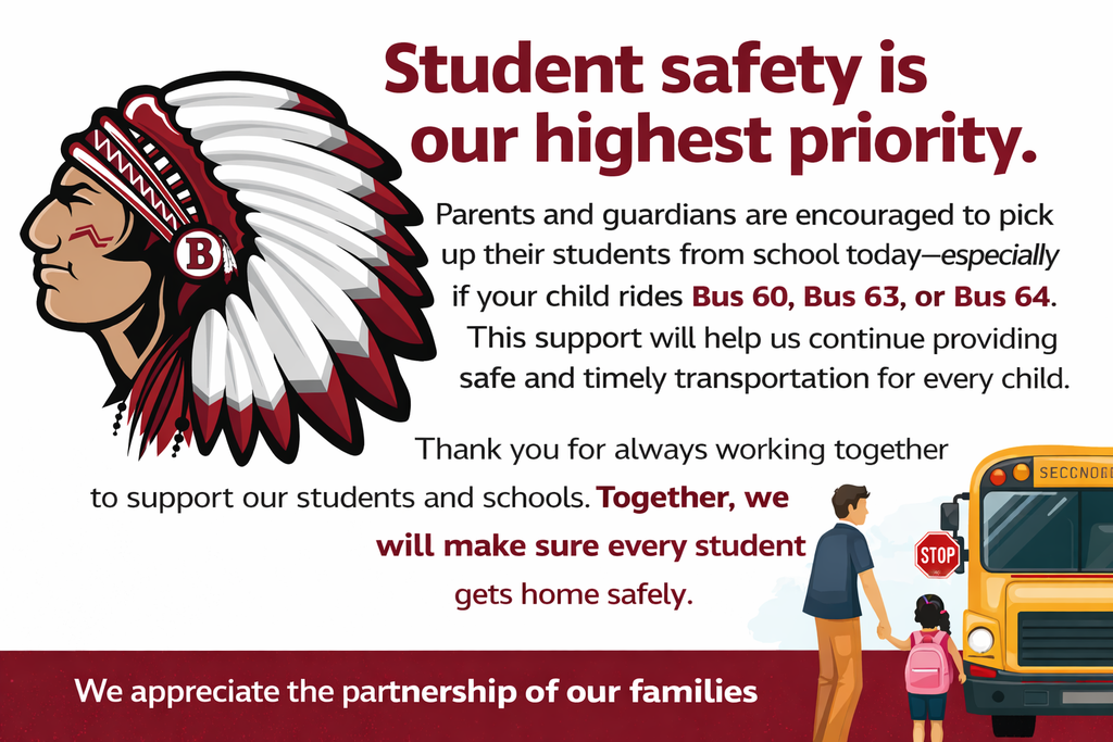 We appreciate the partnership of our families.