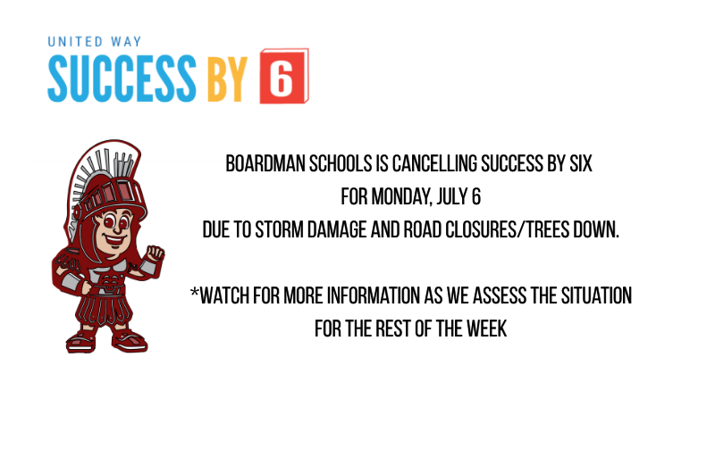 Sparty with Success By Six Monday July 6 Canceled due to storm damage