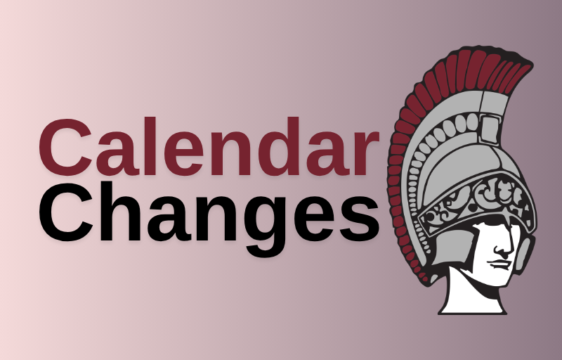 Calendar Changes Spartan Head