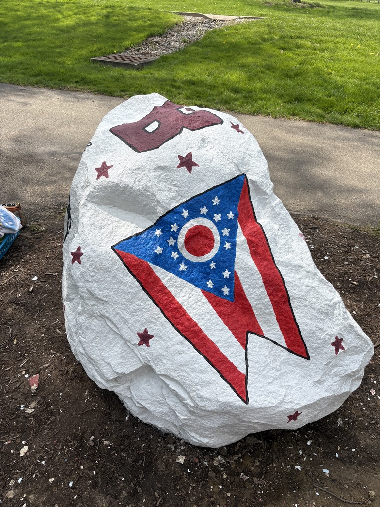 NAHS Rock Painting in Boardman Park