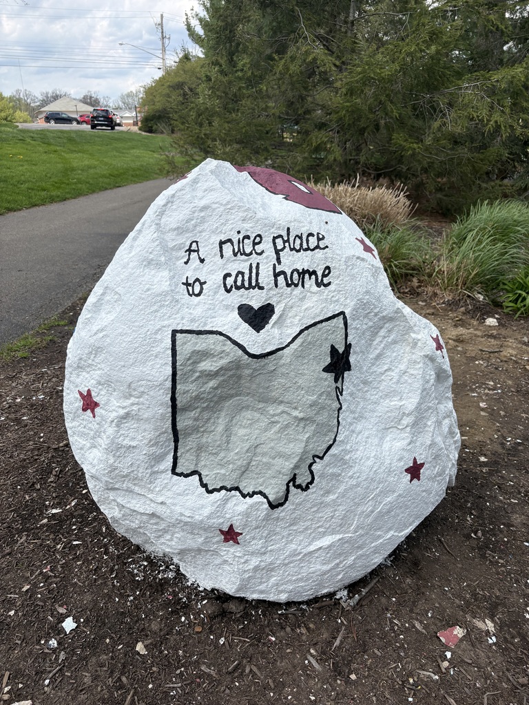 NAHS Rock Painting in Boardman Park