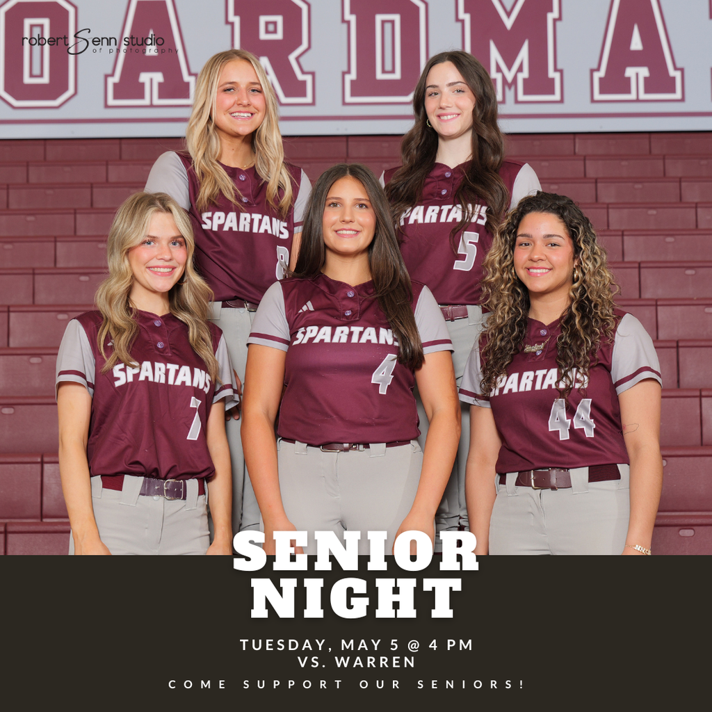Softball Senior Night May 5