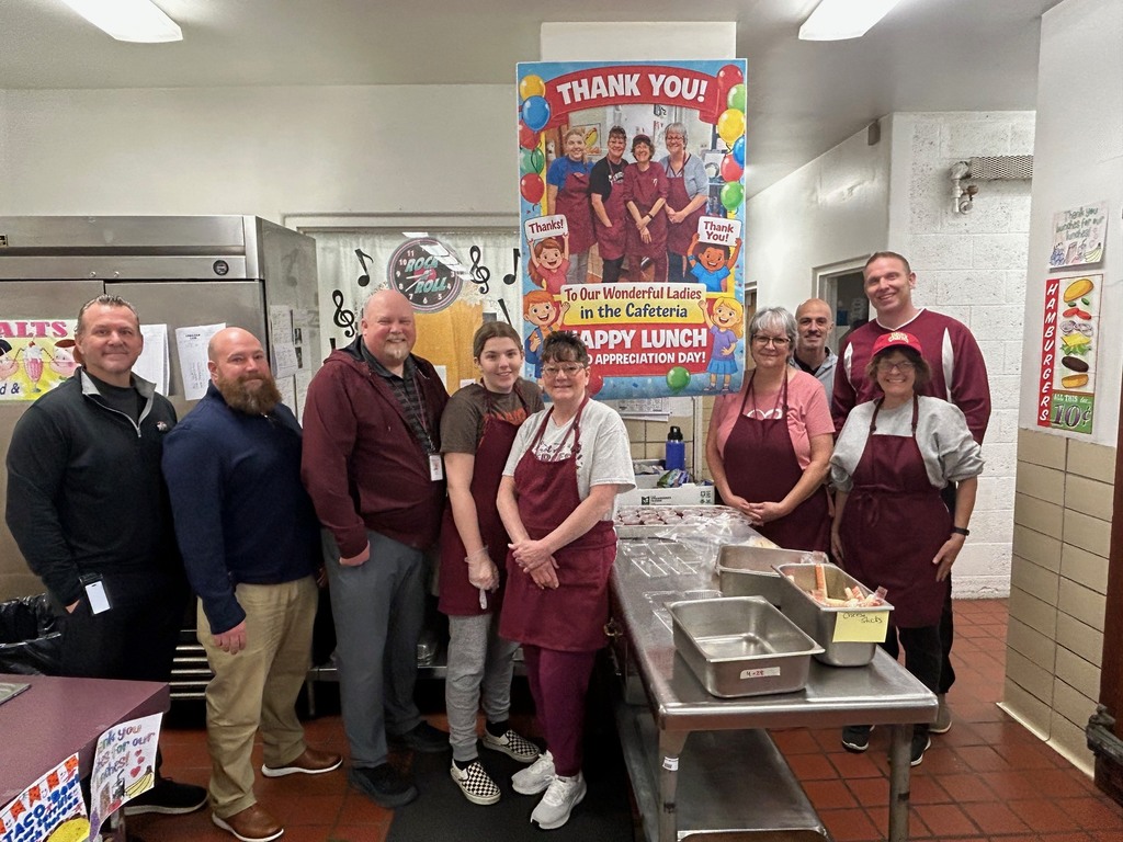 West cafeteria staff with central office team