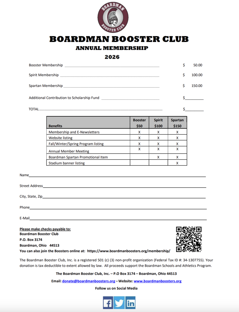 Join the Boardman Boosters!